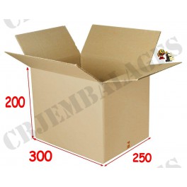 300 x 250 x 200 mm (paquet de 20) Caisse Carton SC