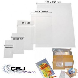 100 sachets ZIP 20 x 20 cm - CBJ Emballages