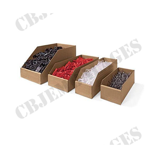 Bac à bec carton 35 x 15 x 11 cm (paquet de 50) - CBJ Emballages