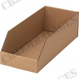 100 Bac à bec carton 30 x 5 x 11 cm ( 2 paquets de 50)