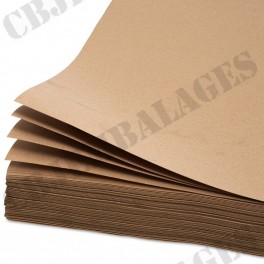 Papier kraft économique en 70 g format 80 x 120 cm en paquet de 125 feuilles.