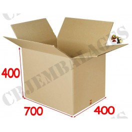 700 x 400 x 400 mm DD Caisse carton (vendu par paquet de 10)