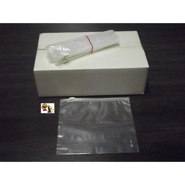 50 Sachets plastique à curseur - 200 x 180 mm sachet zip a curceur 20 x 18  cm - CBJ Emballages