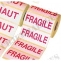 Étiquette de signalisation "FRAGILE"